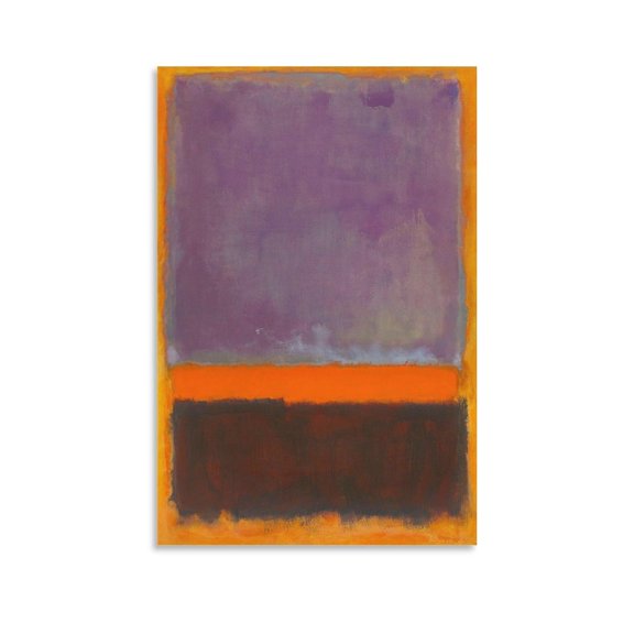 Mark Rothko Print 《Untitled》 Canvas Wall Art Poster Picture Print Canvas Poster Wall Paint Art Posters Decor Modern Home Artworks Gift 12x18inch(30x45cm)