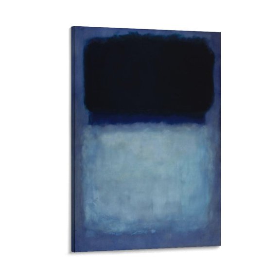 Mark Rothko Prints 《Green on Blue》 Wall Art Paintings Poster Art Poster Canvas Painting Decor Wall Print Photo Gifts Home Modern Decorative Posters 12x18inch(30x45cm)
