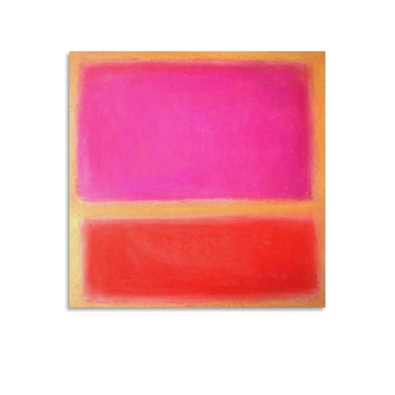 Mark Rothko Prints 《No. 12》 Wall Art Paintings Poster Art Poster Canvas Painting Decor Wall Print Photo Gifts Home Modern Decorative Posters 16x16inch(40x40cm)
