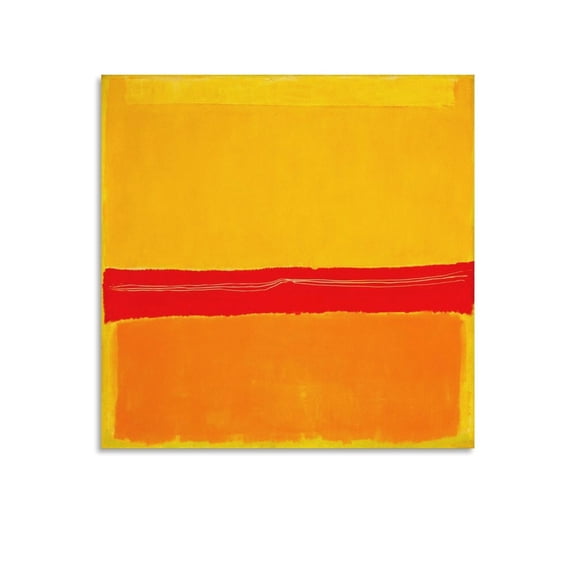 Mark Rothko Prints 《No. 5 Or No. 22》 Wall Art Paintings Poster Artworks Picture Print Poster Wall Art Painting Canvas Gift Decor Home Posters Decorative 20x20inch(50x50cm)