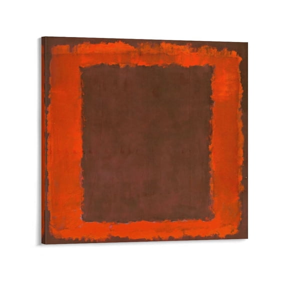 Mark Rothko Prints 《Untitled》 Wall Art Paintings Poster Picture Print Canvas Poster Wall Paint Art Posters Decor Modern Home Artworks Gift 20x20inch(50x50cm)