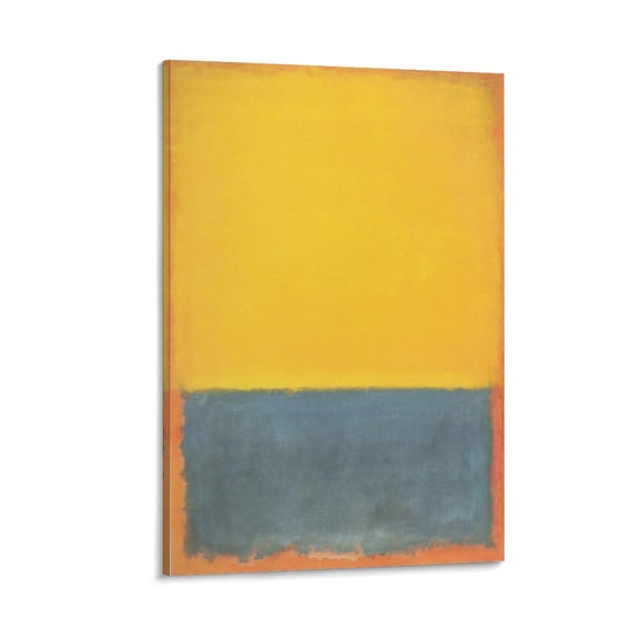 Mark Rothko Prints 《Yellow, Blue on Orange》 Wall Art Paintings Poster Painting On Canvas Wall Art Poster Scroll Picture Print Living Room Walls Decor Home Posters 24x36inch(60x90cm)