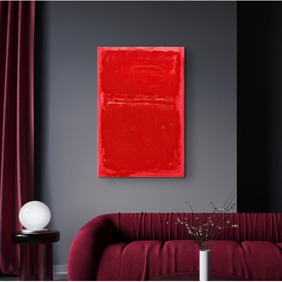 Mark Rothko Red Exhibition Modern Home Office Floating Graphic Poster Unframed Paper Print