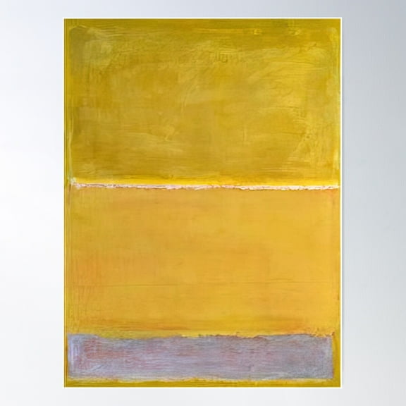 Mark Rothko - Untitled - 1952 Poster Wall Art, Modern Wall Decor For Living Room Bedroom, 8x12 UNFRAMED