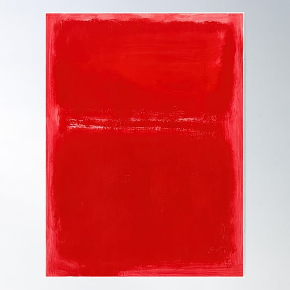 Mark Rothko - Untitled - 1970 Poster Wall Art, Modern Wall Decor For Living Room Bedroom, 8x12 UNFRAMED