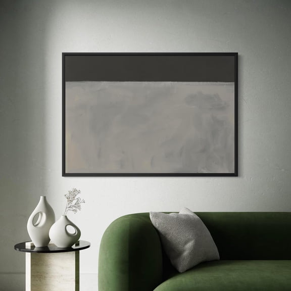 Mark Rothko Untitled Black On Gray Wall Decor Unframed Paper Print