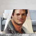 thumbnail image 1 of Mark Ruffalo Blanket Soft Flannel Fleece Throw Blanket Pattern Warm Plush Blankets 80"x60", 1 of 6