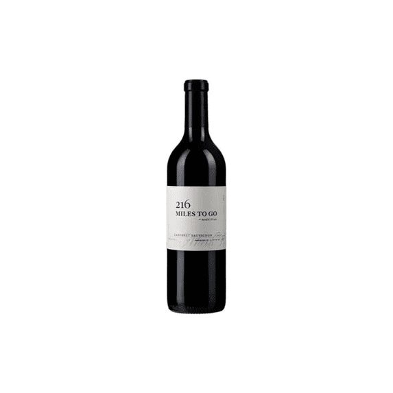 Mark Ryan Winery 216 Miles to Go Dry Red Wines Cabernet Sauvignon, 750 ml Glass Bottle Columbia Valley 14.5% ABV