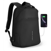 Mark Ryden Anti Theft Waterproof Backpack With Raincoat Black 15.6 Inch Laptop Bag