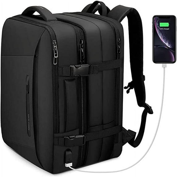 Mark Ryden Expandable Travel Backpack, 41L Waterproof, Airline Approved, USB Charging Port