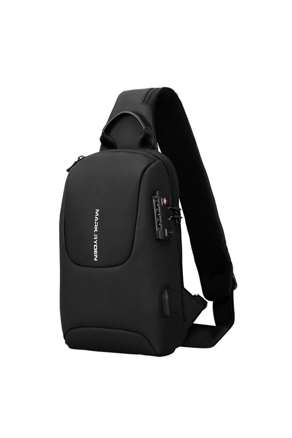 Mark Ryden Waterproof Crossbody Bag with USB Charging for Men