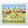 thumbnail image 1 of Mark, Sharon 18x15 White Modern Wood Framed Museum Art Print Titled - Appleville, 1 of 4