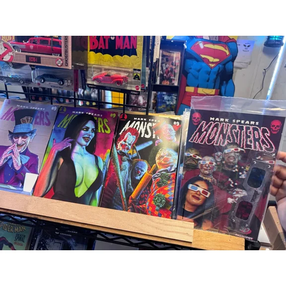 Mark Spears MONSTERS #9 Bundle - Cvr A Cvr B Cvr C and the 3D variant Cvr D ( Limited copies )