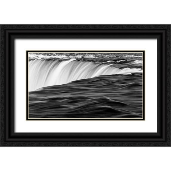 Mark Spowart Photography 32x20 Black Ornate Wood Framed with Double Matting Museum Art Print Titled - Over The Edge