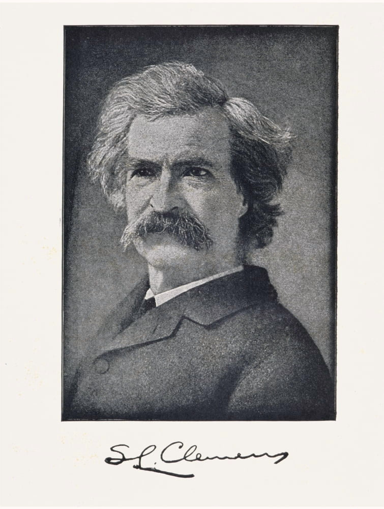 Mark Twain Pseudonym Of Samuel Langhorne Clemens 1835 To 1910 American Author Canvas Art - Ken Welsh Design Pics (12 x 16)