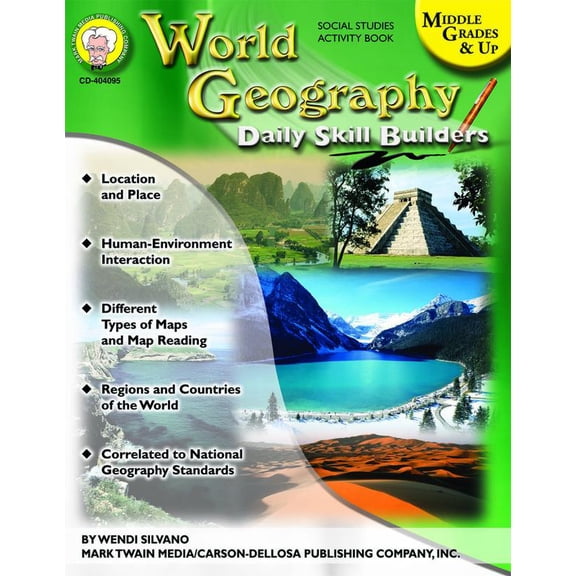 Mark Twain World Geography Daily Skill Builders