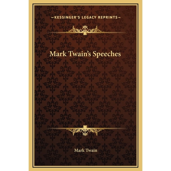 Mark Twain's Speeches (Hardcover)