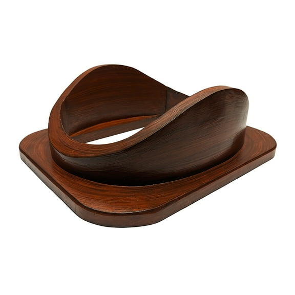 Mark V Diving Helmet Stand Holder Wooden Scuba Dive US Military Display Nautical Home Office Decor