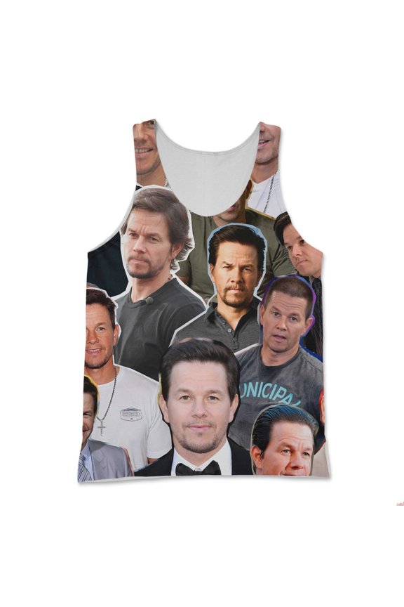 Mark Wahlberg Photo Collage Tank Top