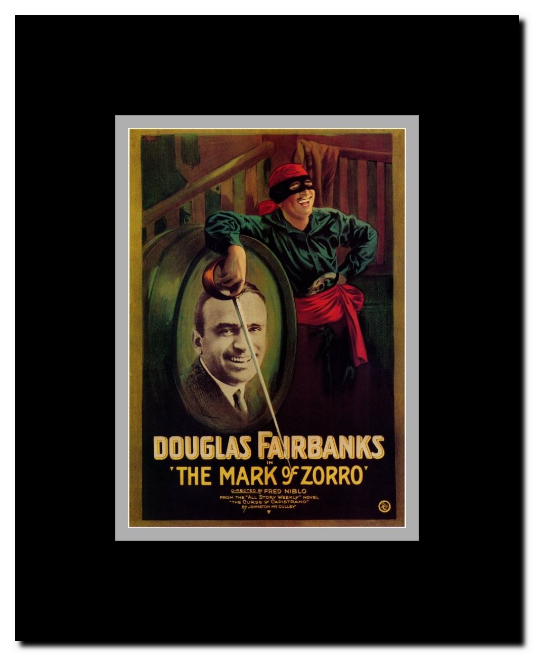 Mark of Zorro Framed Movie Poster