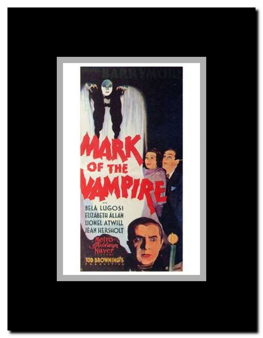 Mark of the Vampire Framed Movie Poster