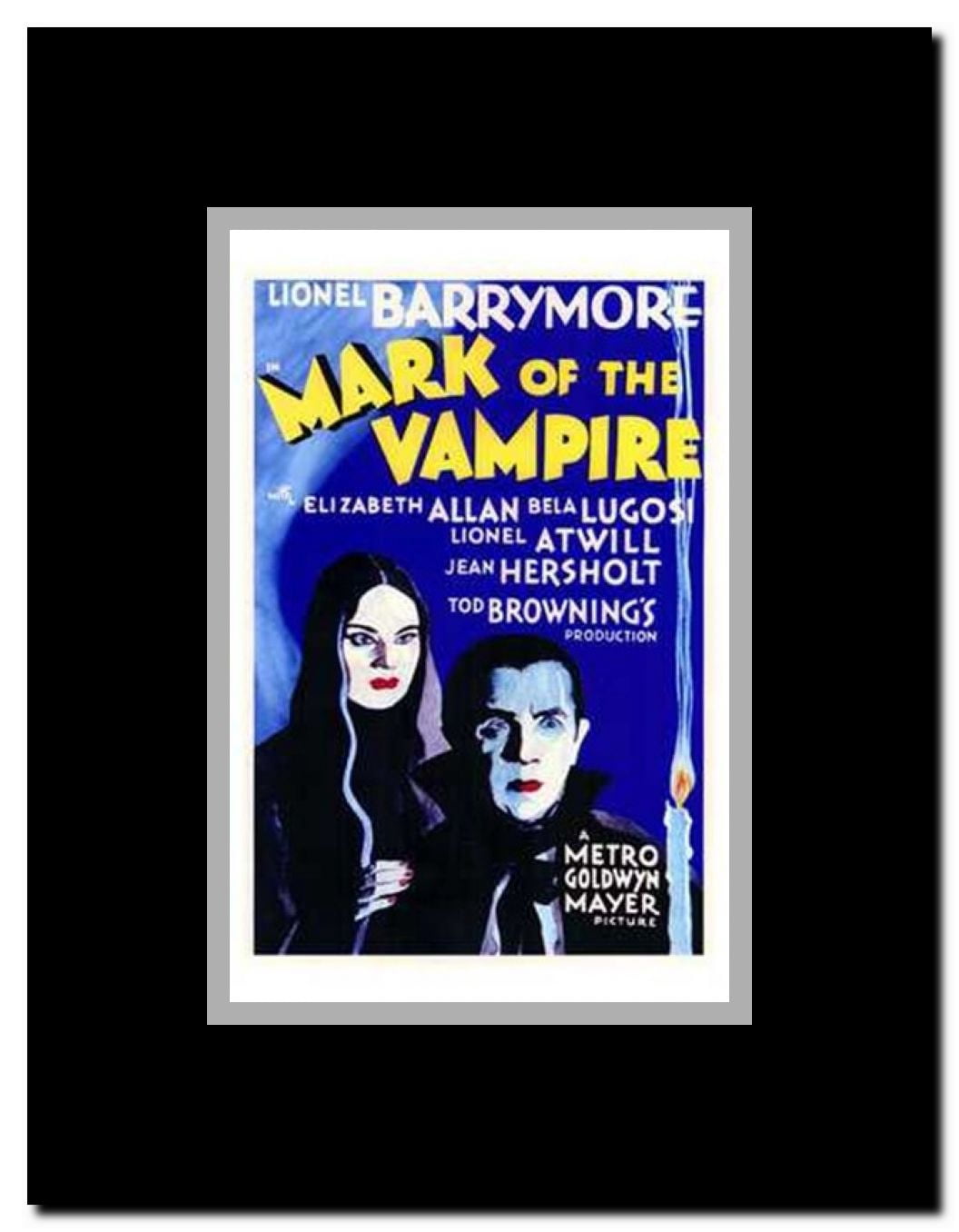 Mark of the Vampire Framed Movie Poster