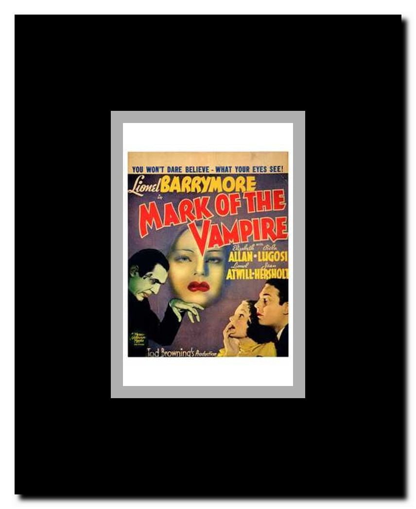 Mark of the Vampire Framed Movie Poster