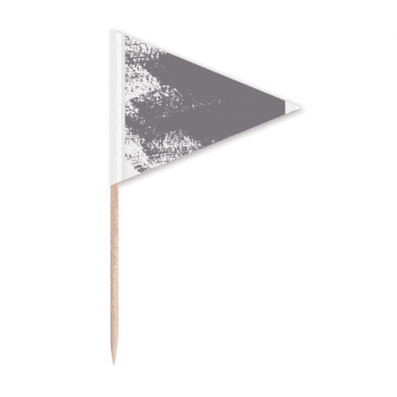 Mark s Art Pattern Toothpick Triangle Cupcake Toppers Flag