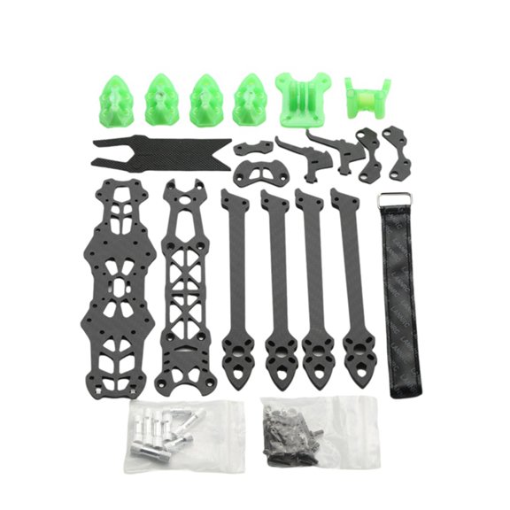 Mark4 7inch 295mm FPV Frame KIT for F4/F7 Flight Control 28 Series Brushless Motor Propeller for RC Racing Drone-Green
