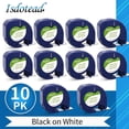 thumbnail image 1 of Isdotead 10-Pack 91330 Replace for Dymo LetraTag Labeling Refills Self-Adhesive Paper Tape for LetraTag Label Makers, 1 of 9