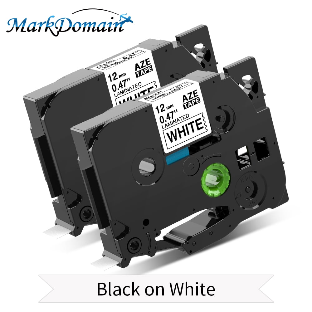 MarkDomain P Touch Label Maker Tape Refill Replacement for Brother TZe