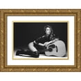 thumbnail image 1 of Markachev, Leonid 24x17 Gold Ornate Wood Framed with Double Matting Museum Art Print Titled - Guitar, 1 of 4