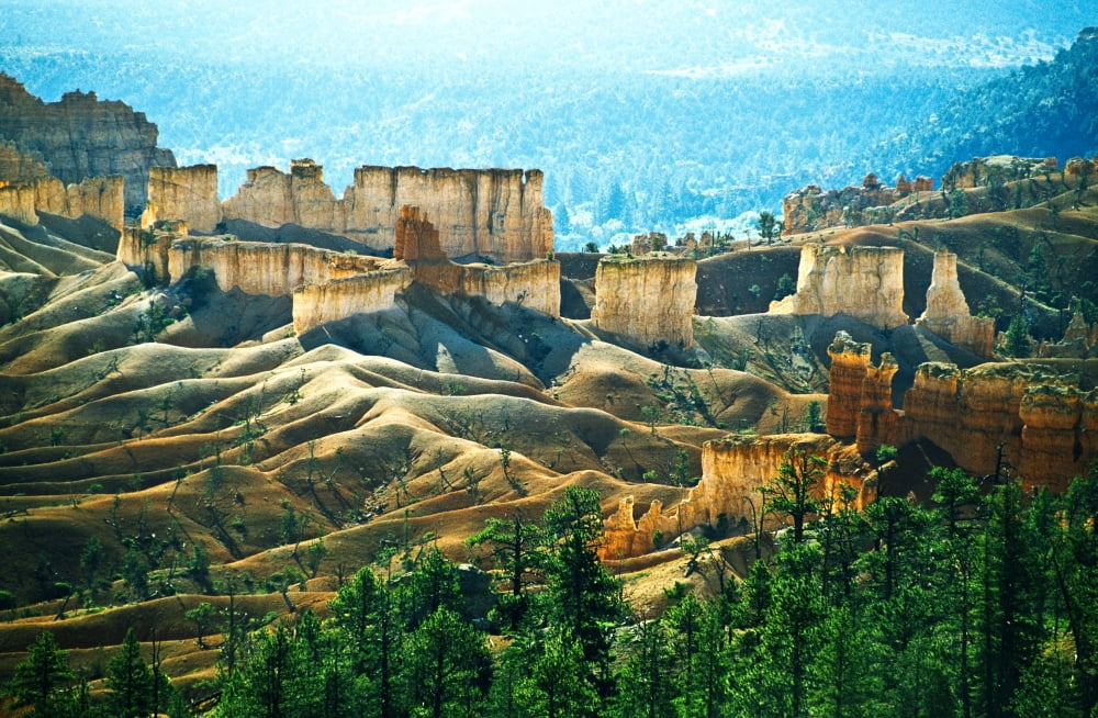 Markagunt Plateau In Zion National Park Utah Usa Canvas Art - John Doornkamp Design Pics (19 x 12)