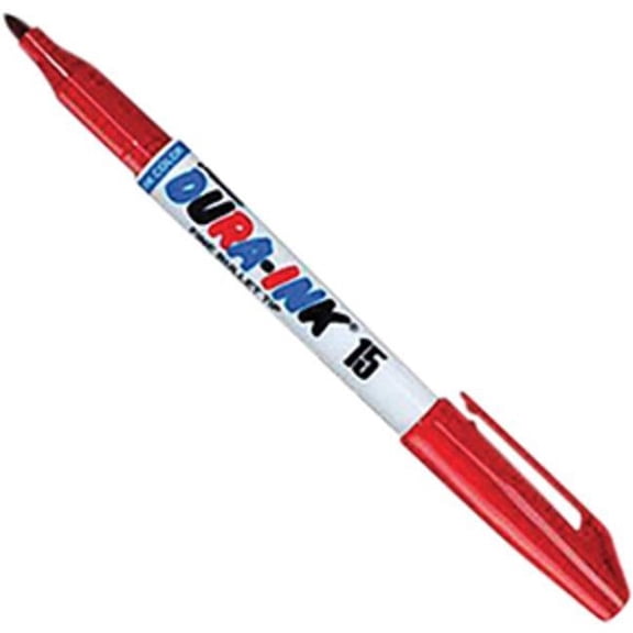 Markal MKL-96022 0.062 in. Dura-Ink 15 Marker - Felt Tip - Red