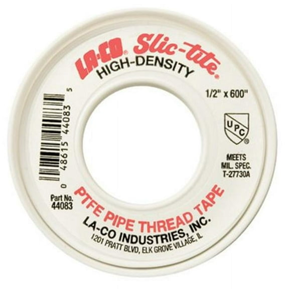 Markal 434-44086 .75 In.X600Ft. Slic-Tite Thread Tape Of Non-Stick Heav 12 Rol-Cs