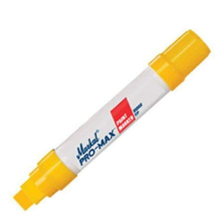Markal Paint Marker, Permanent, Yellow 90901