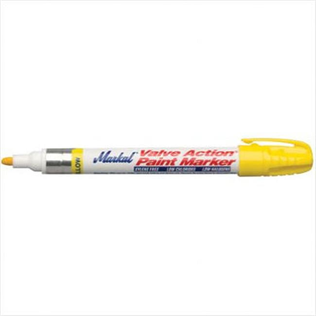 917618-2 Markal Removable Paint Marker, Paint-Based, Yellows Color Family,  Medium Tip, 1 EA