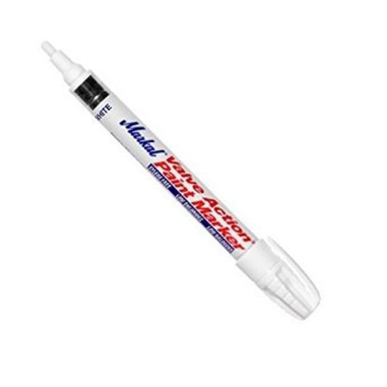 Markal 434-96880 Valve Action Liquid Paint Marker - White
