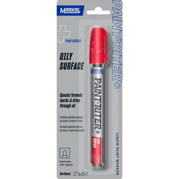 Markal 6061690 Paint-Riter Red Standard Liquid Paint Marker, Pack of 6