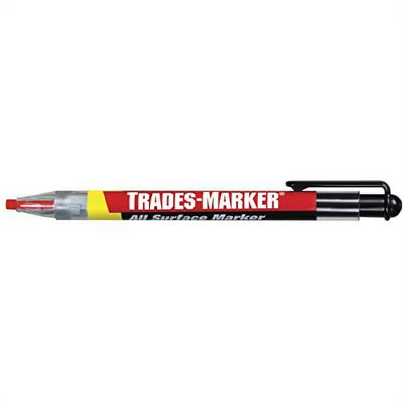 Markal 96253 Trades Marker (1 Holder, 1 Refill), Red