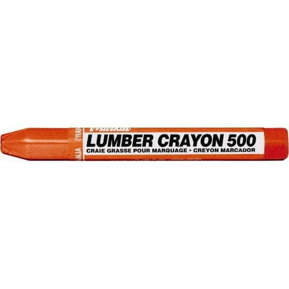 Markal - Clay Based Lumber Crayon - Orange (72 Pack)