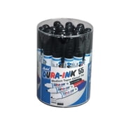 Markal - DURA-INK  55 Medium Taper Marker Black Tub 20