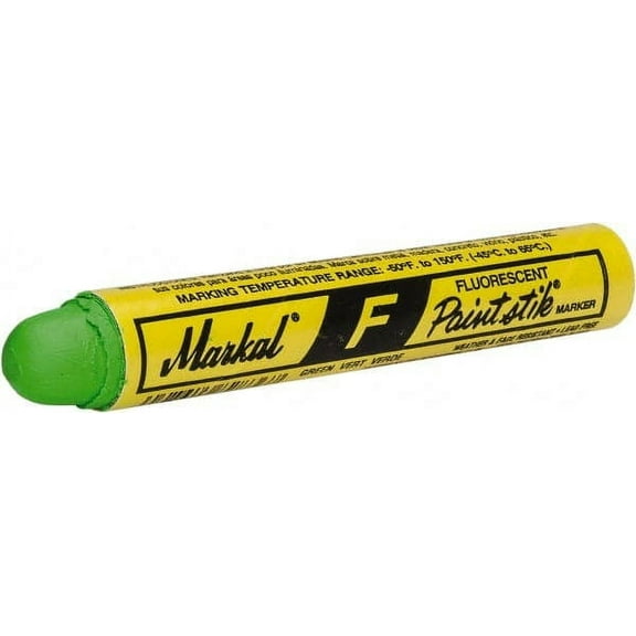Markal - Fluorescent Green Marker/Paintstick - Oil Base Ink (120 Pack)
