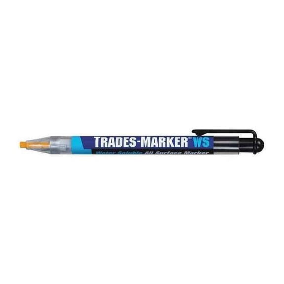 Markal Industrial Marker, Medium Tip, Yellow Color Family, Wax 096171