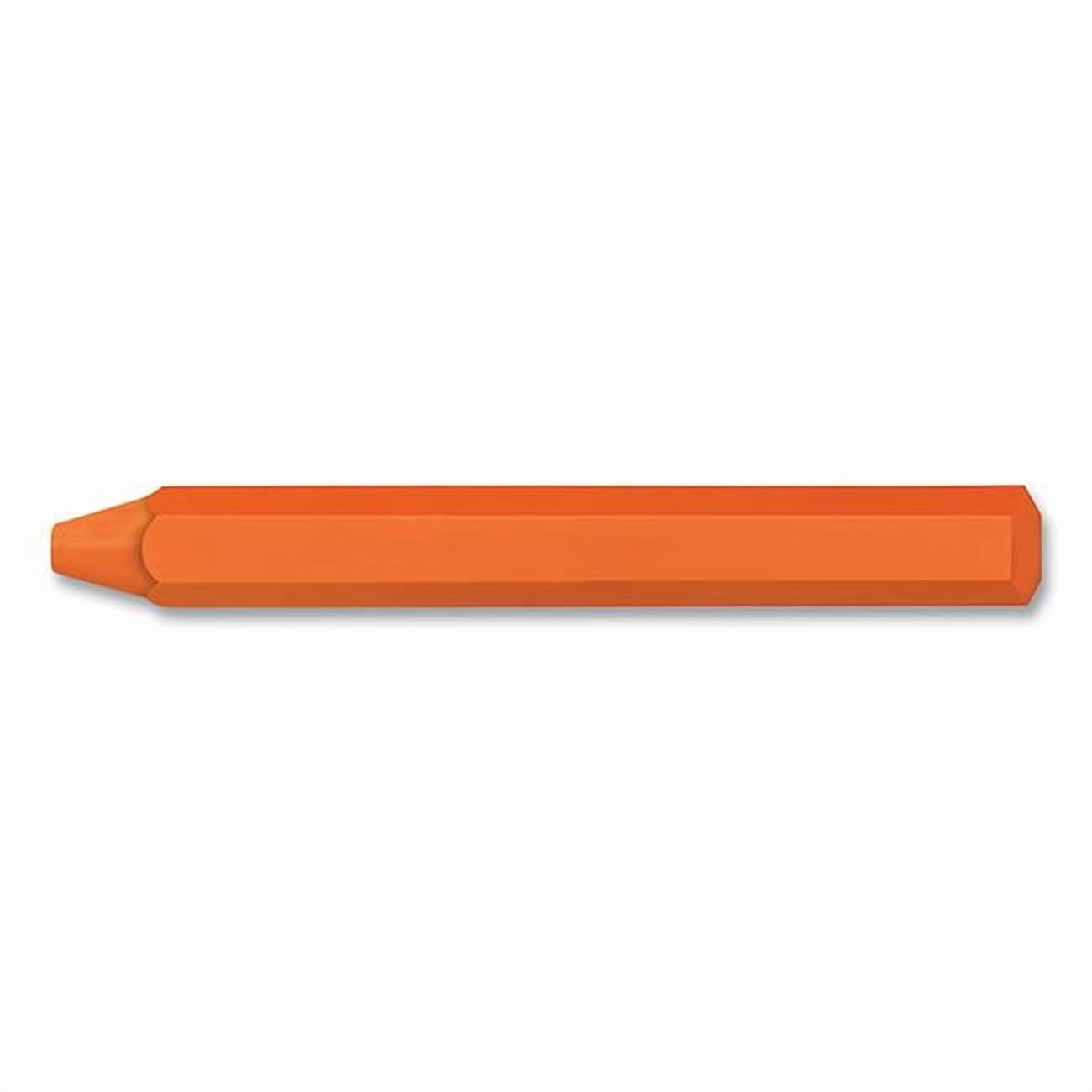 Markal 434-82231 0.5 in. Scan-It Plus Hex Hard Crayon, Orange