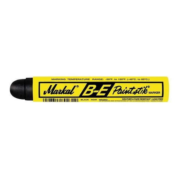 Markal Paint Marker,11/16 In.,Black,PK12 80623