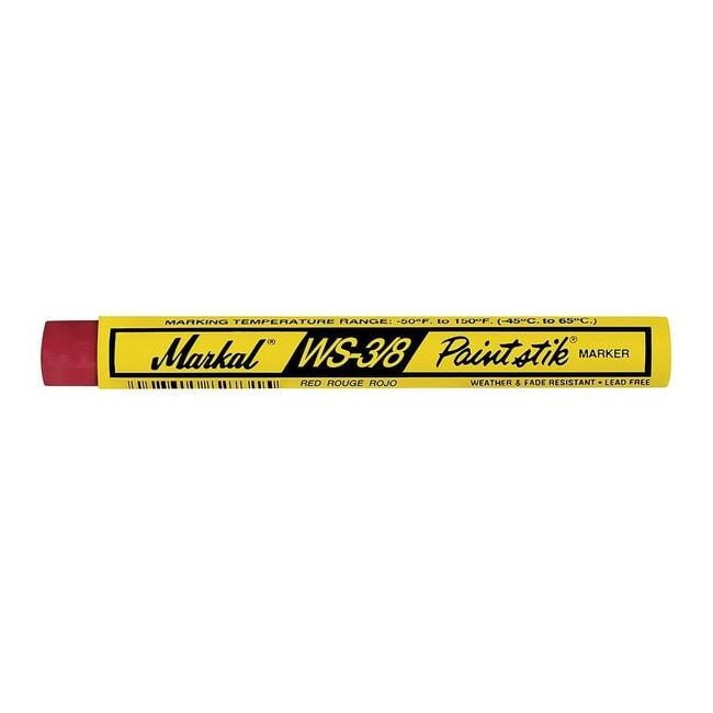 Markal Paint Crayon, Medium Tip, Red Color Family, 12 PK 82422
