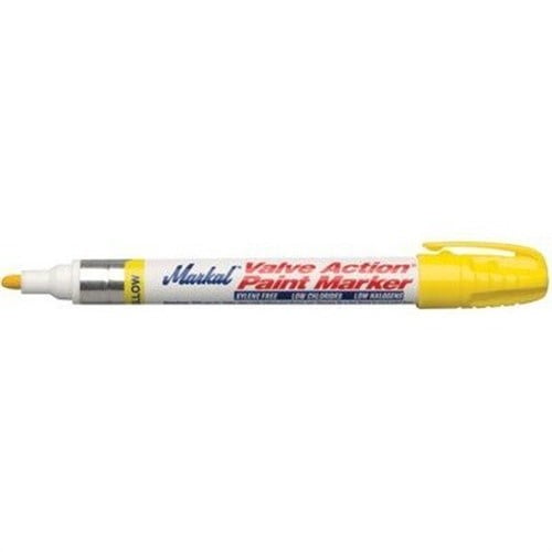 Markal Paint Marker, Medium Tip, Aluminum Color Family, Paint 96832