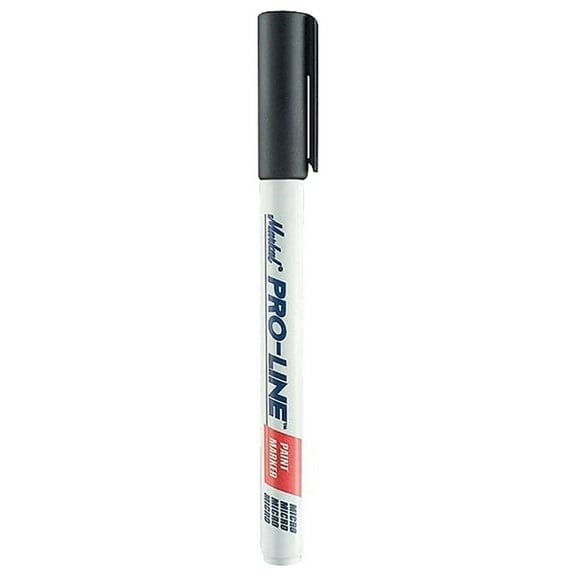 Markal Paint Marker, Permanent, Black 96873