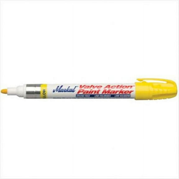 Markal Paint Marker, Permanent, Blue 96835
